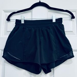 Lululemon Athletica Black Hotty Hot Shorts